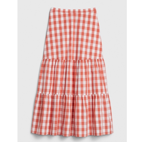GAP Dresses & Skirts - GAP Gingham Midi Skirt XS petite - New